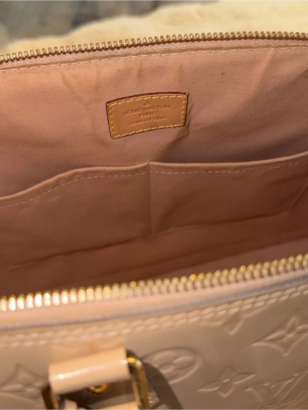 Louis Vuitton polished patent